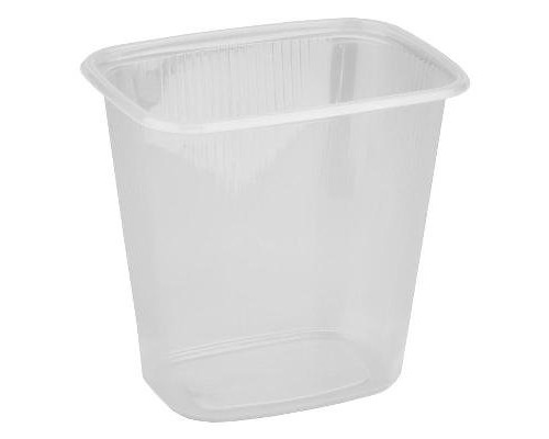 Контейнер У-Ю прям 500мл ДНО+КРЫШКА 108*82*106 (100/1000) купить в Уфе в Упакофф