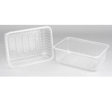 Контейнер У-Ю жест 2000мл ДНО+КРЫШКА 186*132*98 (100/500)