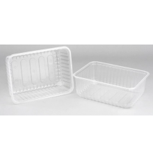 Контейнер У-Ю жест 2000мл ДНО+КРЫШКА 186*132*98 (100/500)