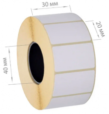 Термоэтикетка 30*20 1500 этикеток (кор72шт)