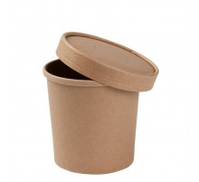 Контейнер ECO SOUP КРАФТ 16C 445мл картонная крышка (уп25/кор250)