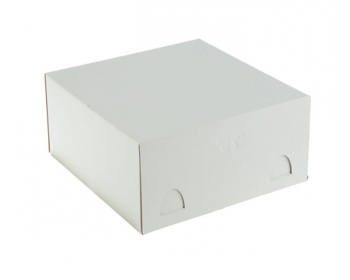 Коробка для торта 250*250*150 белая Коробка для торта 250*250*150 белая