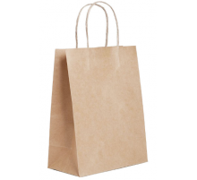 Пакет бумажный с круч. ручками 345*330*180 крафт М