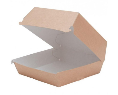 Коробка для гамбургера ECO BURGER L 140х140х70мм (уп50/кор150) купить в Уфе в Упакофф