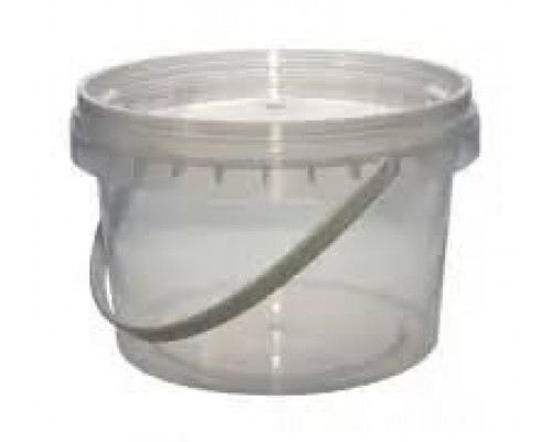 Ведро пищевое 10л с крышкой прозр (уп 40) купить в Уфе в Упакофф