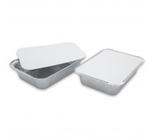 Контейнер алюминиевый с крышкой 322*255*51 3180мл