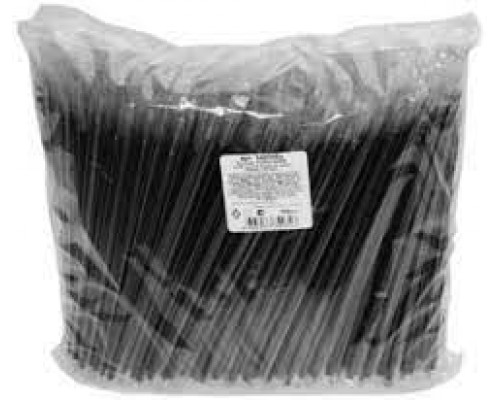 Трубочки для коктейля прямые черные 500шт L-210мм в инд упаковке купить в Уфе в Упакофф