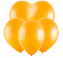 Шар латексный 12"/30см пастель оранжевые ВЕСЕЛУХА (уп 100шт)