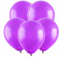 Шар латексный 12"/30см пастель фиолетовые ВЕСЕЛУХА (уп 100шт)