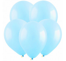 Шар латексный 12"/30см пастель светло-голубые ВЕСЕЛУХА (уп 100шт)
