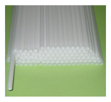 Трубочка полимерная для шаров белая 5,4*380мм (уп 100шт)