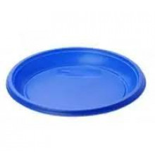 Тарелка пластиковая 170мм Мистерия синяя 12шт (100уп/кор)