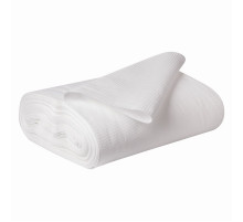 Полотно вафельное 110гр/кв.м ш.40см*50м белое/м