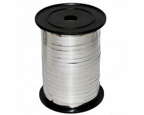 Лента декоративная 0,5см 250м Серебро металл ГИДРОПЛАСТ купить в Уфе в Упакофф