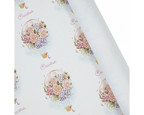 Бумага упаковочная 60*89 Воздушный шар (10шт) купить в Уфе в Упакофф