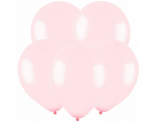 Шар латексный 12"/30см пастель нежно-розовые ВЕСЕЛУХА (уп 100шт) купить в Уфе в Упакофф