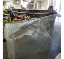 Пленка ВП. Воздушно-пузырчатая пленка 2-х слойная 1500мм 100м 2сл 35гр эконом (метраж)