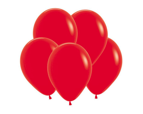 Шар латексный 12"/30см пастель красные ВЕСЕЛУХА (уп 100шт) купить в Уфе в Упакофф