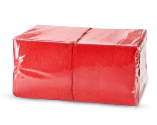 Салфетки бумажные 24*24см 400шт красные купить в Уфе в Упакофф