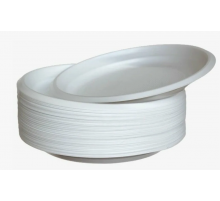 Тарелка пластиковая 165мм Стандарт белая 100шт (уп2000)