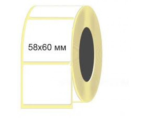 Термоэтикетка 58*60 300 этикеток (кор72шт) купить в Уфе в Упакофф