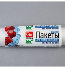 Пакеты для заморозки ЯГОДКИ 3л 25*35 рулон 30шт  (уп100)