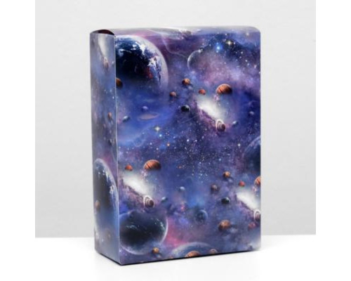 Коробка подарочная самосборная Галактика 16*23*7,5см (уп 230) купить в Уфе в Упакофф
