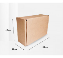 Коробка картонная самосборная 80*60*30мм СП