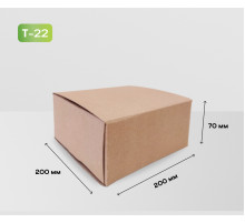 Коробка картонная самосборная 200*200*70мм СП
