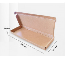 Коробка картонная самосборная 260*100*20мм СП