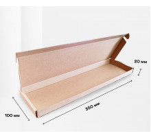 Коробка картонная самосборная 350*100*20мм СП