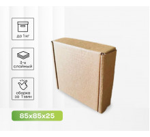 Коробка картонная самосборная 85*85*25мм СП