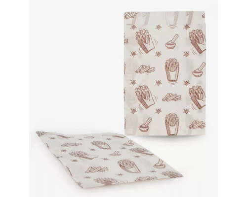 Пакет бумажный 175*110*50 Ж с печатью Картошка фри (100/3500) купить в Уфе в Упакофф Пакет бумажный 175*110*50 Ж с печатью Картошка фри (100/3500) купить в Уфе в Упакофф