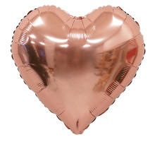 Шар фольгированный 24"/60см Сердце ЦВЕТ В АССОРТИМЕНТЕ