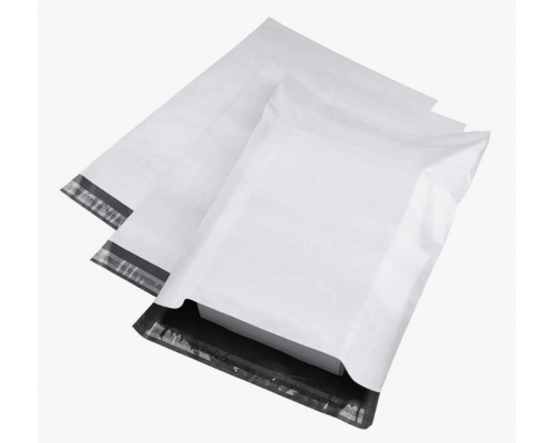 Пакет курьерский белый 700*600+40мм без кармана (уп500шт) купить в Уфе в Упакофф