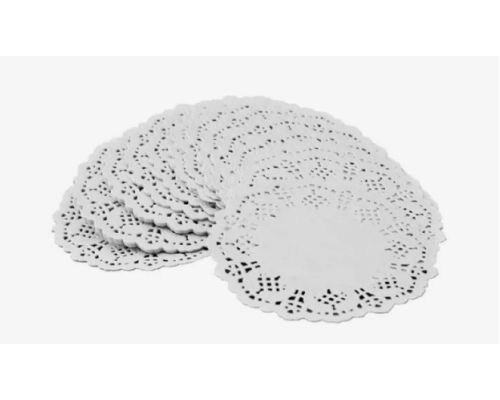 Салфетка ажурная круглая D-10см (уп 250)