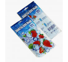 Пакеты для льда с завязками Клубника