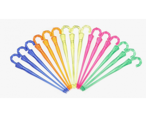 Пика для канапе 10см Зонтик дерево 25шт в упак Пика для канапе 10см Зонтик дерево 25шт в упак