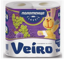 Полотенце бумажное VEIRO Classic 2шт 2-х слойное