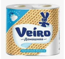 Бумага туалетная Veiro 2-х слойная уп 4шт в ассортименте