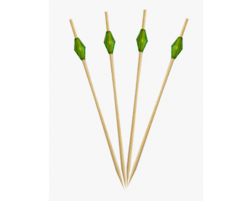 Пика для канапе 9см Изумруд 100шт