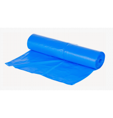 Мешок для мусора ПНД 120л 50шт 20мкм в рулоне голубые