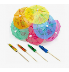 Пика для канапе 10см Зонтик дерево 300шт