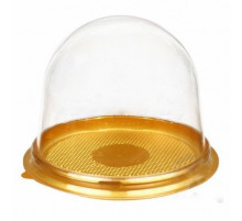 Контейнер для пирожного ПР-Т-85 дно+крышка купольная