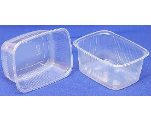 Контейнер У-Ю прям 250мл ДНО+КРЫШКА 108*82*48 (100/1000)