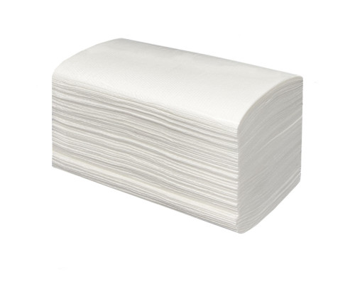 Полотенце бумажное листовое для диспенсера 200л 215*105*120мм 25гр белое