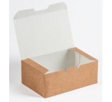 Коробка ECO FAST FOOD BOX S 115*75*45мм (уп25/кор600) крафт