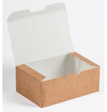 Коробка ECO FAST FOOD BOX S 115*75*45мм (уп25/кор600) крафт