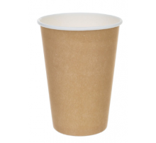 Стакан бумажный 400мл D90 КРАФТ (25/500)