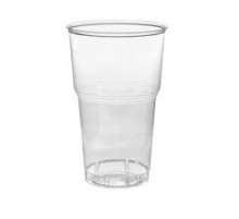 Стакан 500мл МОПС Факел прозрачный 100/2000